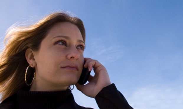 cellphone user (Shutterstock)