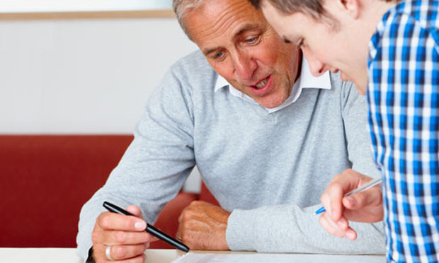 Teacher and student (iStock)