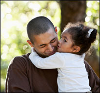 Latino father and child (iStock)