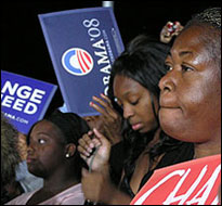 Obama supporters, 2008 (DNC)