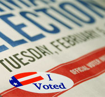 I voted sign (iStock)