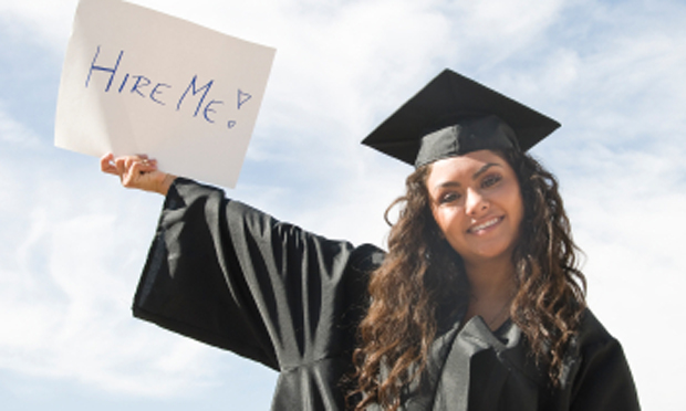 Job-seeking college graduate (iStock)