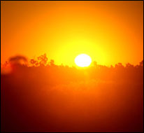 Rising sun (NOAA)