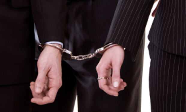 Two men being arrested (iStock)
