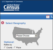 Census Bureau website