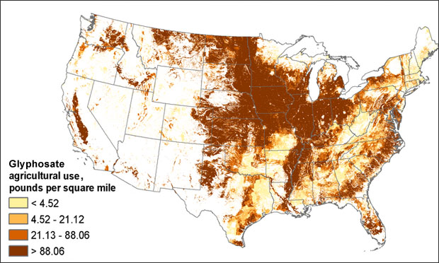 Glyphosate agricultural use (usgs.gov)