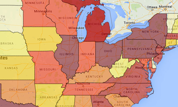 U.S. ethnicity interactive map (U.S. Census Bureau)