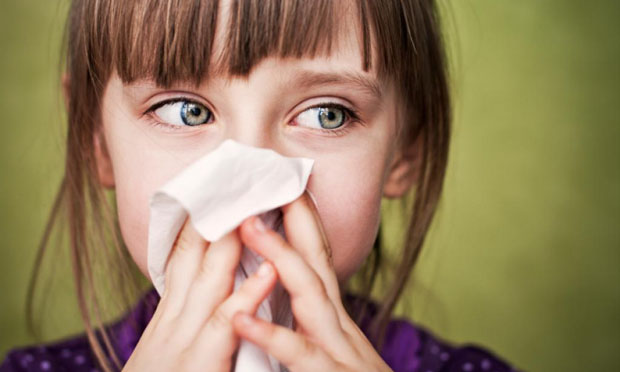 Girl with the flu (iStock)