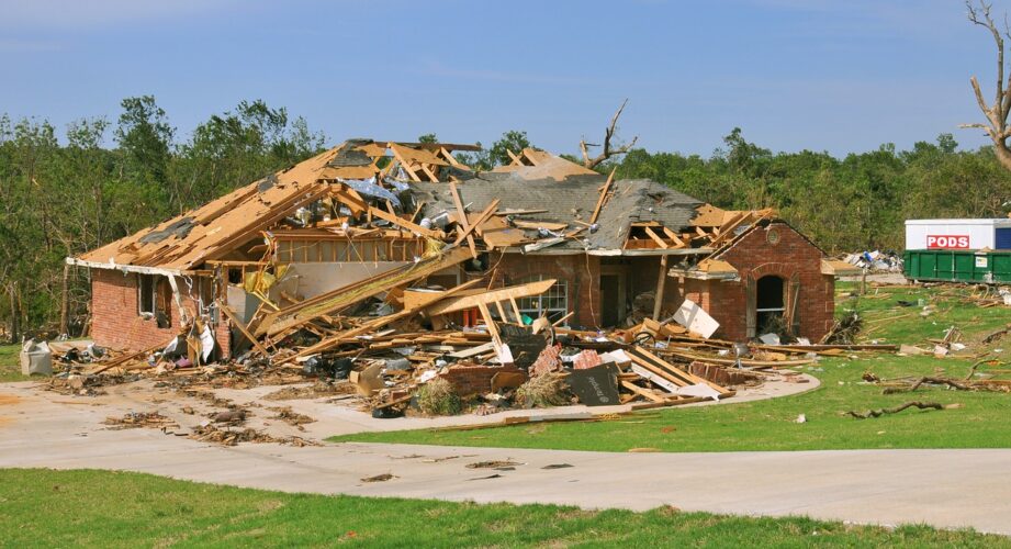 Home after a tornado