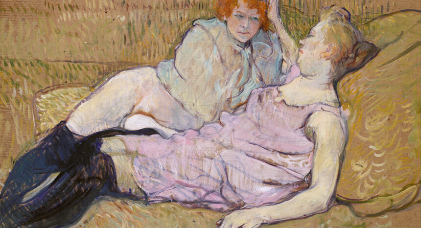 The Sofa, Henri de Toulouse-Lautrec (MetMuseum.org)