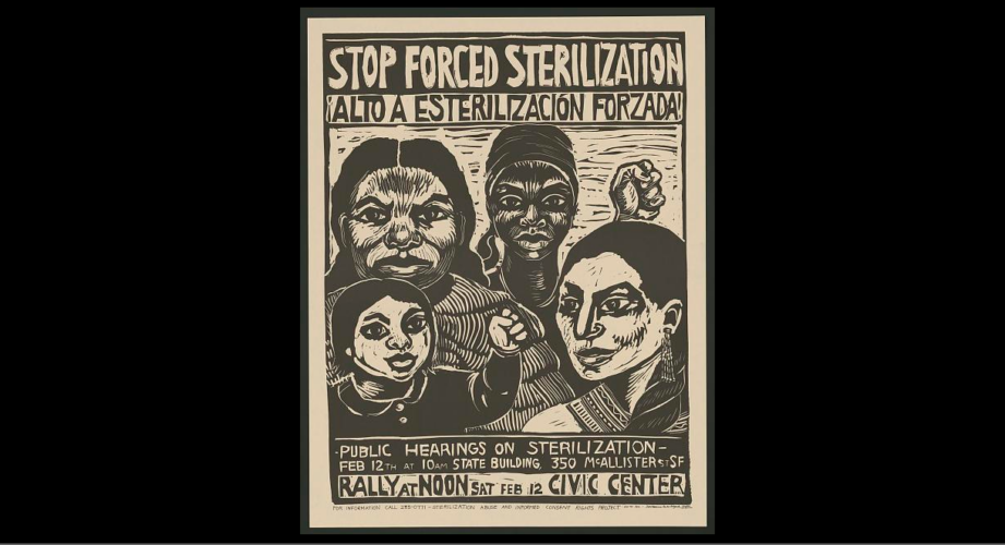 poster against forced sterilization