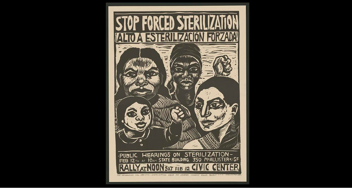 poster against forced sterilization