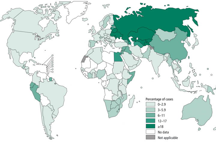 Tuberculosis Africa Map