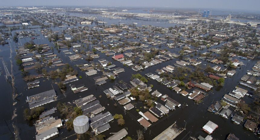 flooded new orleans after hurricane katrina