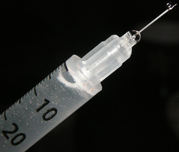 Heroin needle