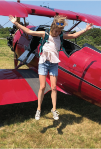 (Study participant jumping from aircraft with empty backpack. Figure reprinted from paper with permission from Robert Yeh)