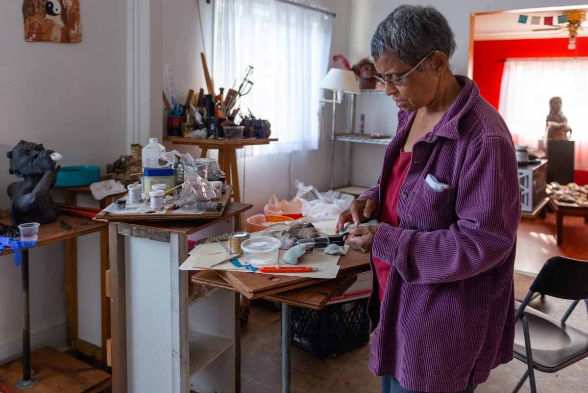 Lorraine Bonner, a retired doctor and sculptor from Oakland, Calif., says she spent a year recovering after surgical staples were used to seal her colon. (Heidi de Marco/KHN)