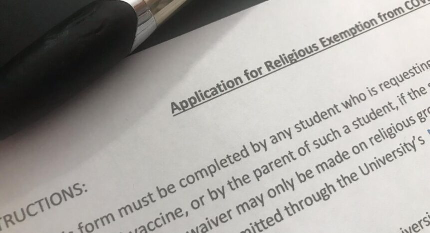 religious vaccine exemption letter example