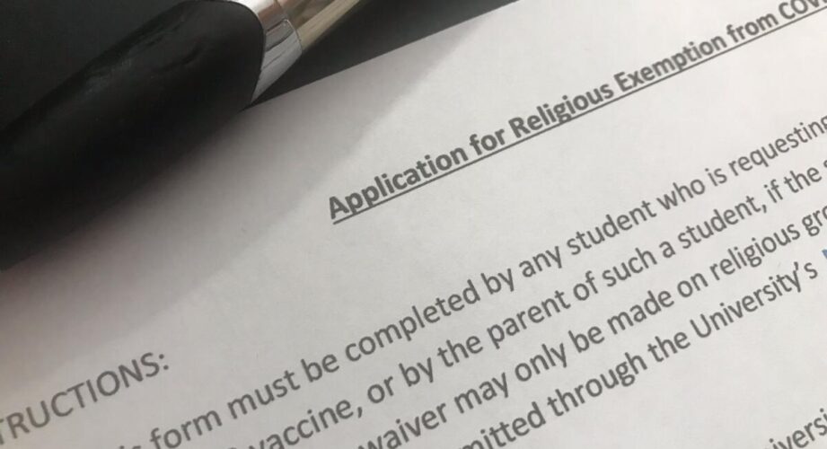 religious exemption COVID-19 vaccine students employees