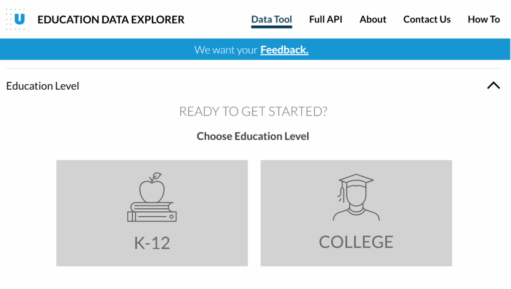 Urban Institute screenshot